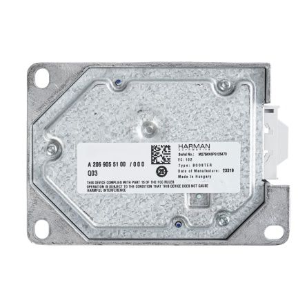 Amplifier for Hi-Fi system  Mercedes CLA 118, GLE 167, A-Class 177, C-Class 206, CLE 236, EQB 243, GLB 247, GLC 254, EQE 294 295, EQS 296 297 A2069055100